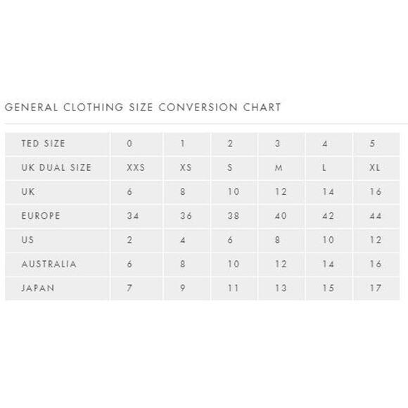 Ted Baker Navy Blue Fantasia Bodycon Halter Floral Dress (TB 2 or US 6) - Picture 10 of 10